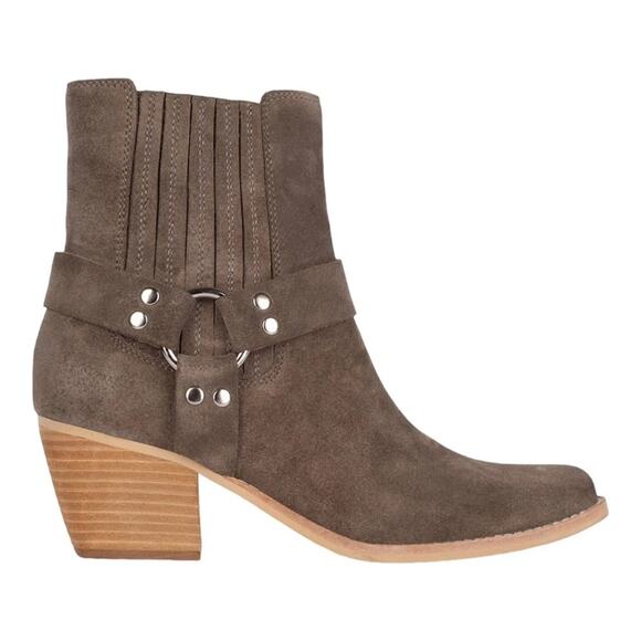 Jeffrey Campbell Shoes - Jeffrey Campbell Partner Square Toe Harness Suede Boots Size 10